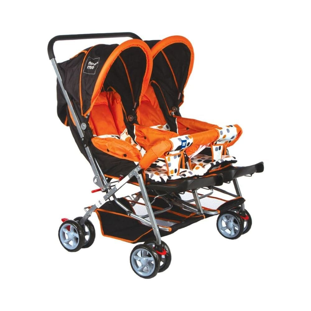 Mee Mee Comfortable Twin Baby Pram With 3 Seating 